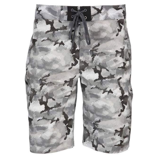 Simms Tumunu Board Short - Print, Hex Flo Camo Steel