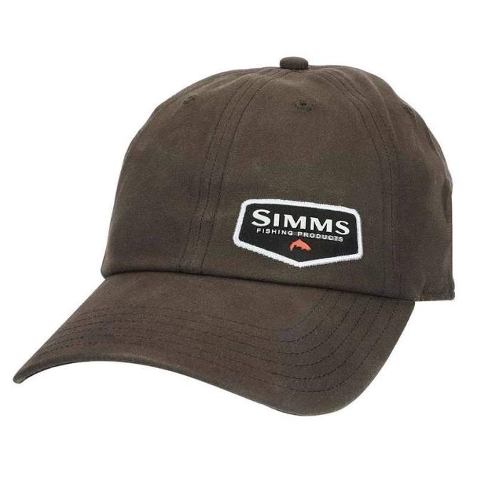 Simms Oil Cloth Cap, Coffee