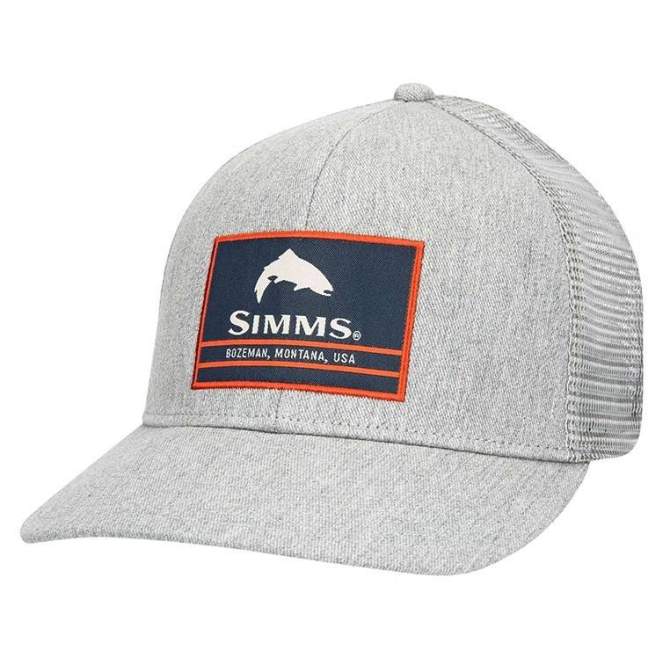 Simms Original Patch Trucker, Heather Grey