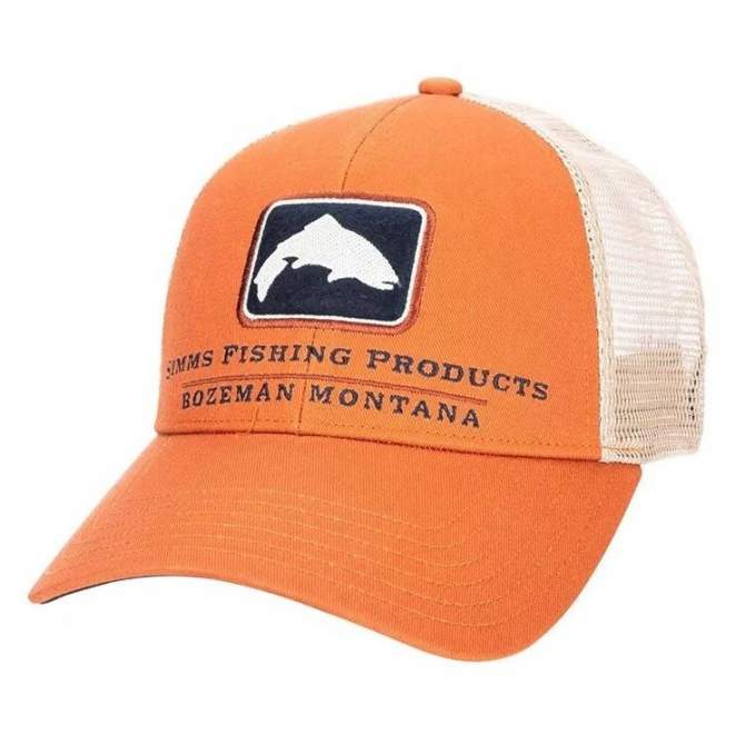 Simms Trout Icon Trucker, Simms Orange
