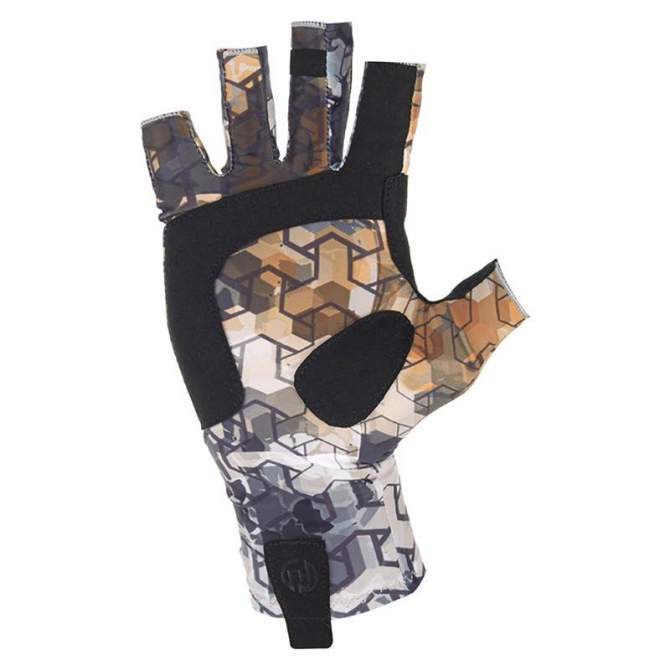 Перчатки FHM Mark, Принт Серо-оранжевый