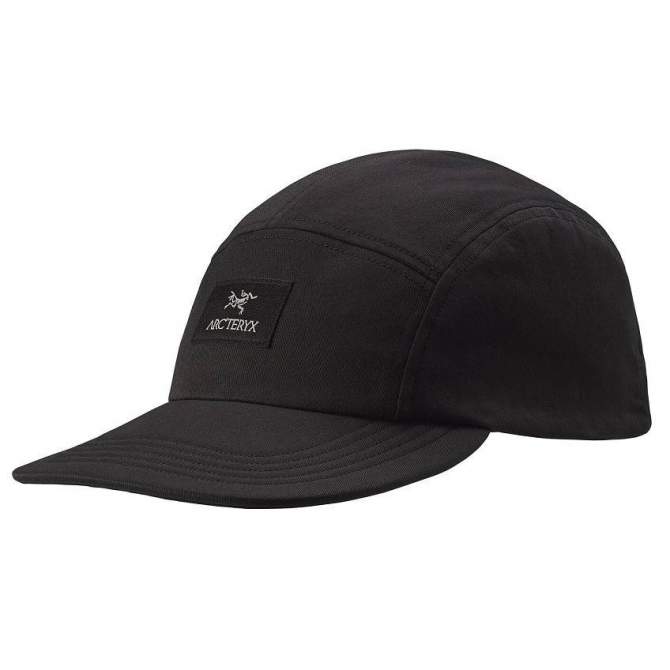Arcteryx 5 PANEL LABEL HAT, Black