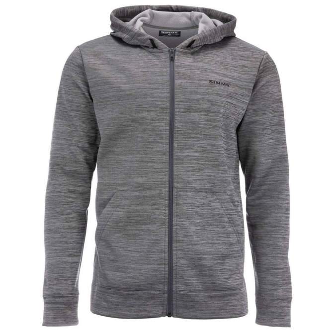 Simms Challenger Hoody - Full Zip '21, Steel Heather