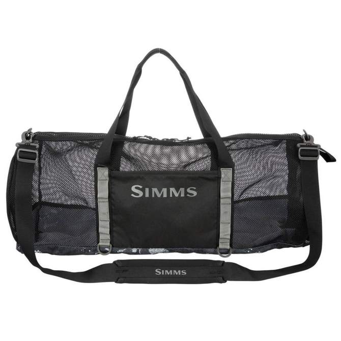 Simms Challenger Mesh Duffel, 60L, Hex Flo Camo Carbon