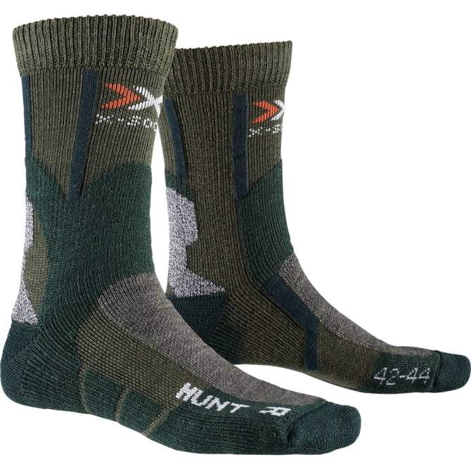 X-SOCKS HUNT SHORT SOCKS, Olive Green