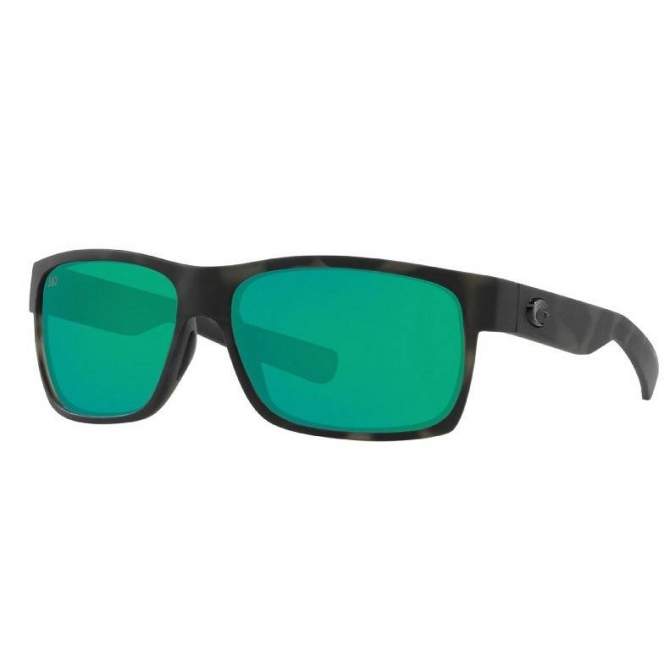 Costa Half Moon, Green Mirror 580G, Ocearch Matte Tiger Shark Frame