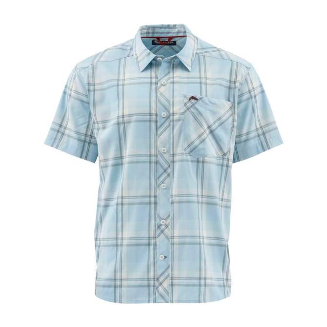 Simms Outpost SS Shirt, Mist Plaid