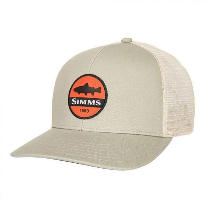 Simms Trout Patch Trucker '21, Khaki