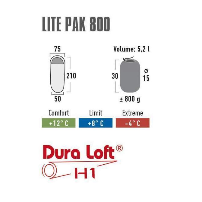 High Peak LITE PAK 800, зелёный