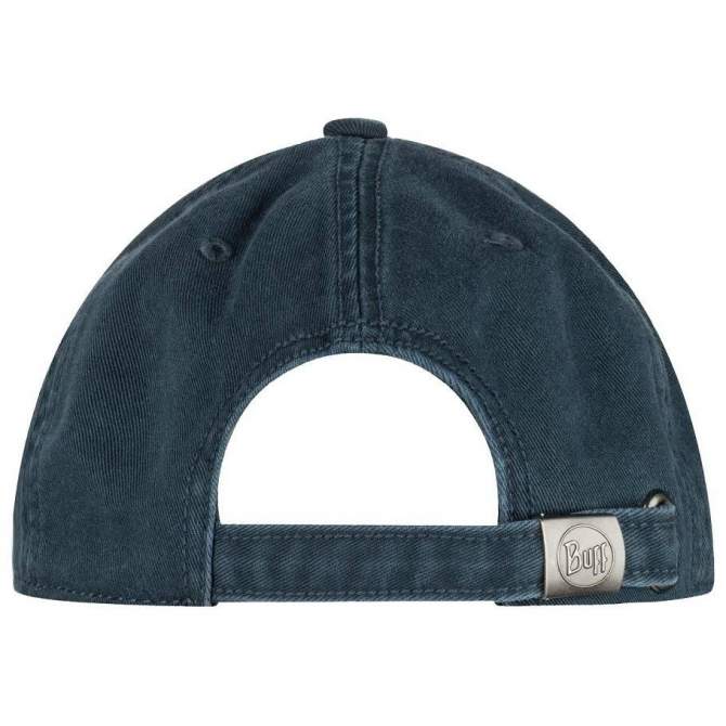 Buff Baseball Cap Patterned, Dark Grey