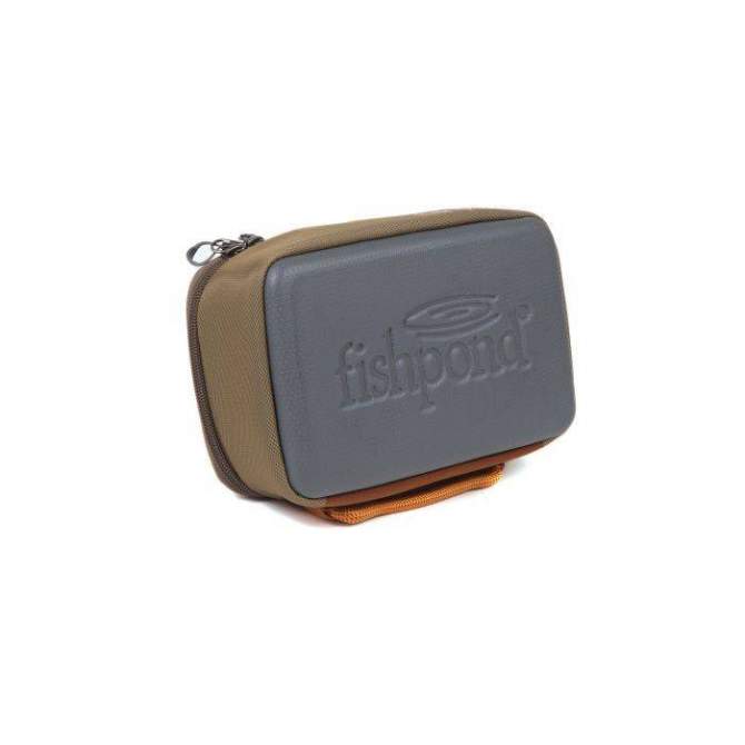 Fishpond Ripple Reel Case Large, Sand/Saddle Brown