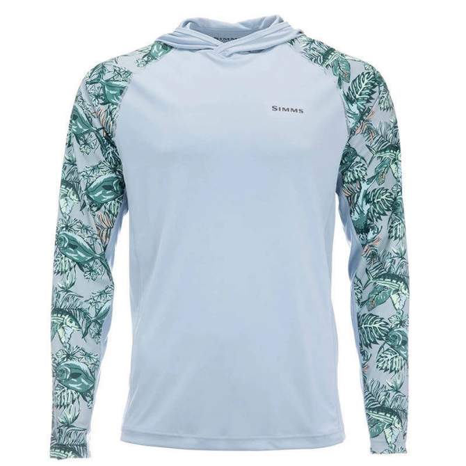 Simms SolarFlex Hoody - Print, Slamdown Steel Blue