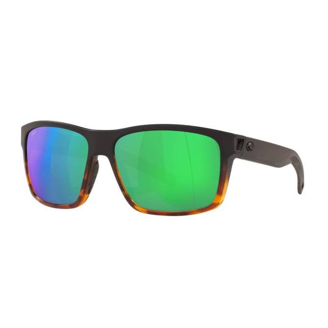 Costa Slack Tide Green Mirror 580P, Matte Black Frame