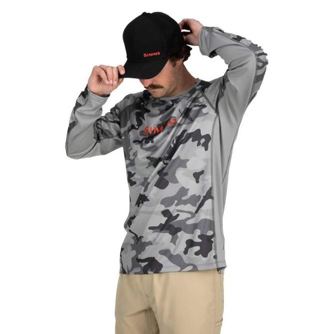 Simms SolarVent, Woodland Camo Steel