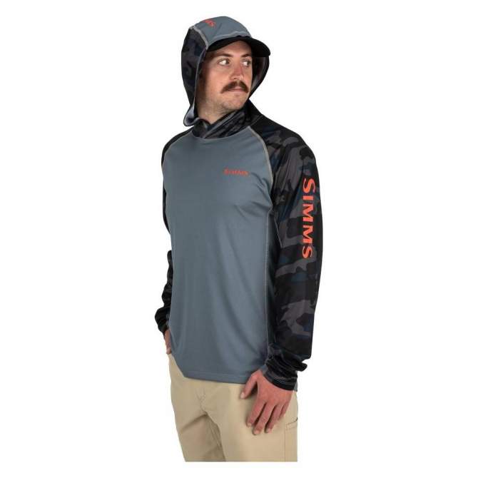 Simms SolarVent Hoody, Woodland Camo Storm