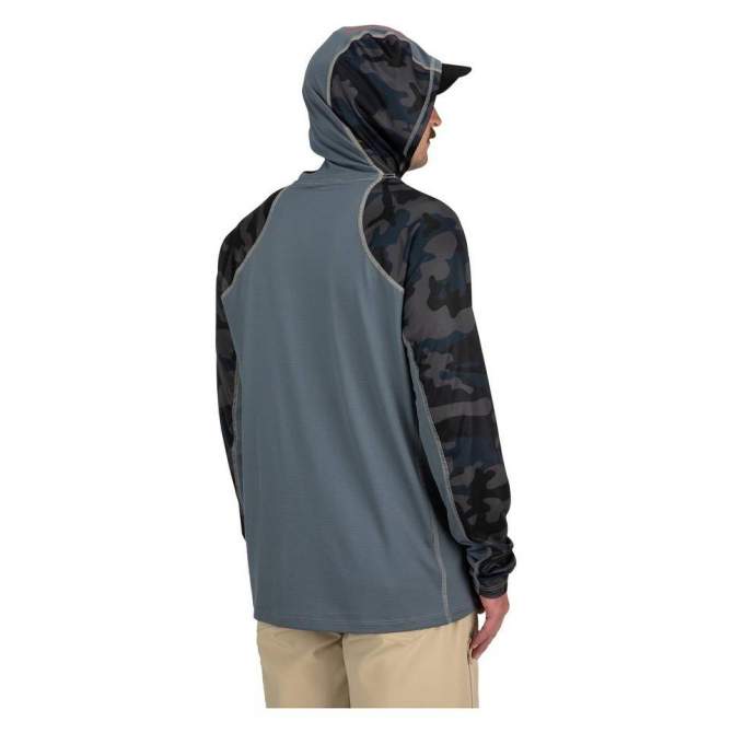 Simms SolarVent Hoody, Woodland Camo Storm