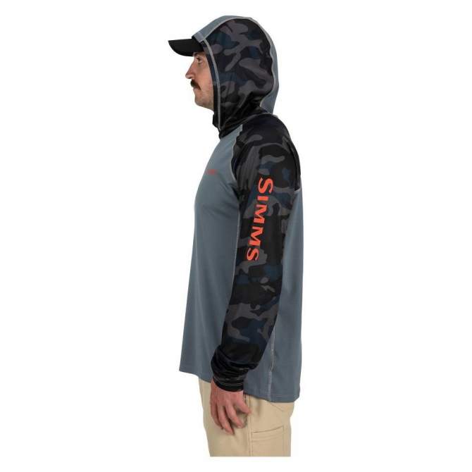 Simms SolarVent Hoody, Woodland Camo Storm