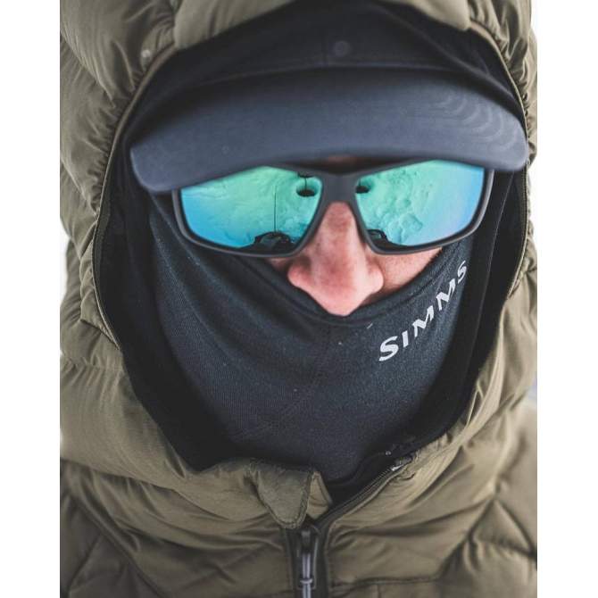 Simms Lightweight Wool Neck Gaiter, Carbon