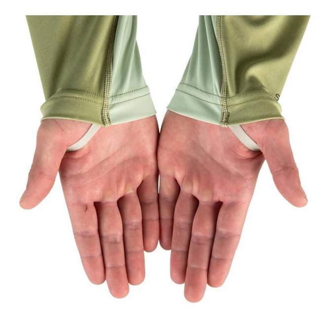 Simms Bugstopper Solarflex Hoody, Lt. Green-Sage Heather