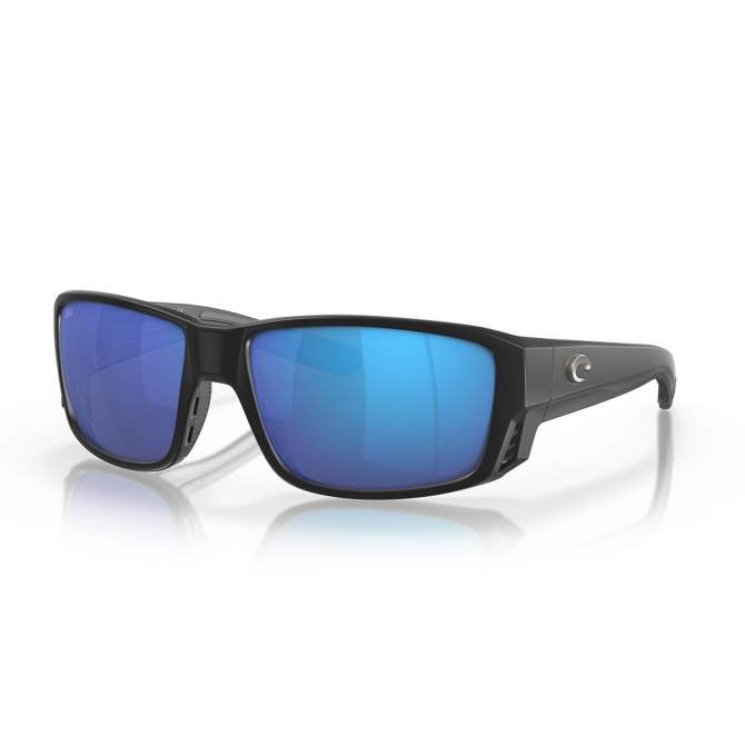 Costa Tuna Alley Pro Blue Mirror 580G, Matte Black