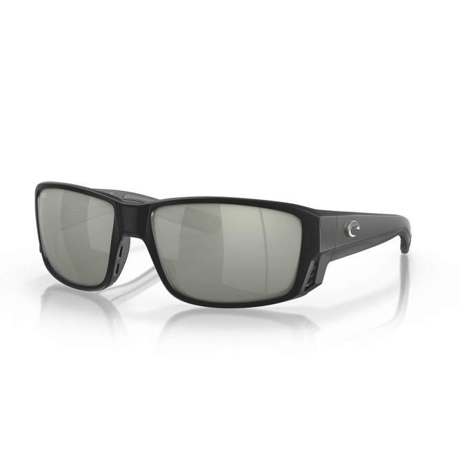 Costa Tuna Alley Pro Gray Silver Mirror 580G, Matte Black