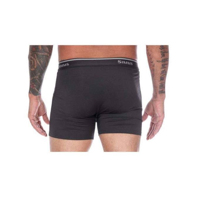 Simms Cooling Boxer Brief, Carbon