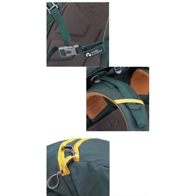 Mobi Garden SHAN YI 65L+12L, зелёный