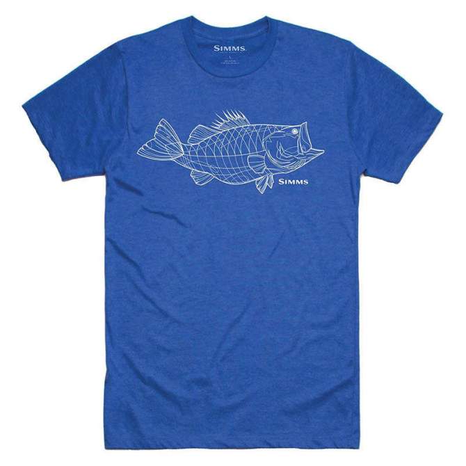 Simms Bass Line T-Shirt, Royal Heather