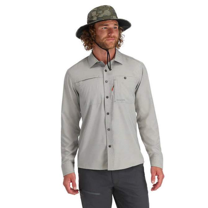 Simms Challenger LS Shirt, Cinder