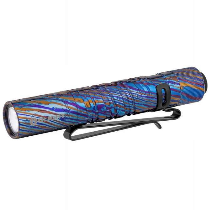 Olight i3T EOS Titanium Damascus