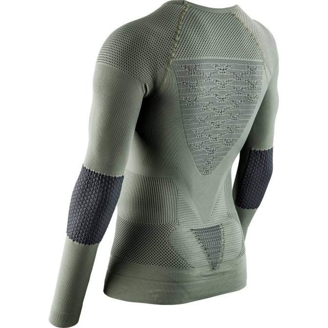 X-BIONIC X-PLORER ENERGIZER 4.0 SHIRT LG SL, Olive Green-Anthracite
