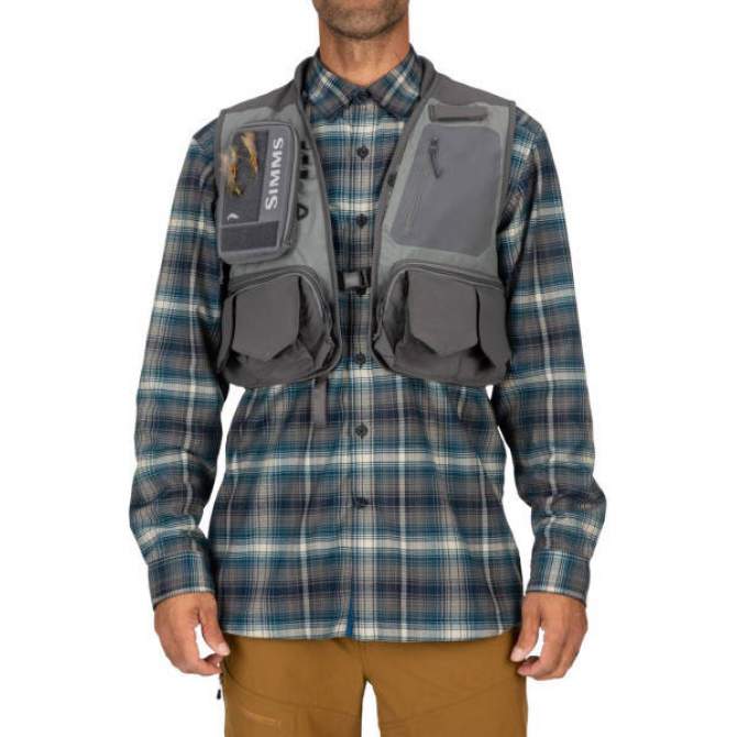Simms Freestone Fishing Vest, Pewter