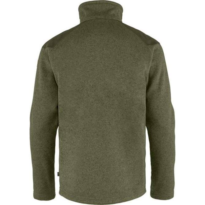 Fjallraven M's Buck Fleece, Laurel Green-Deep Forest