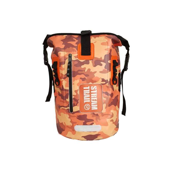 Stream Trail Dry Tank 25L, Camo Orange