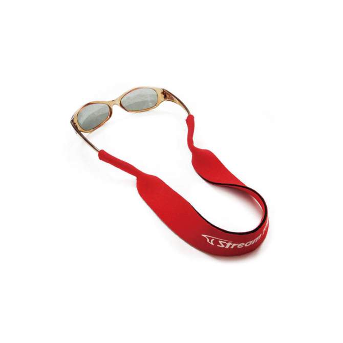 Stream Trail Eyeglass Retainer, Red
