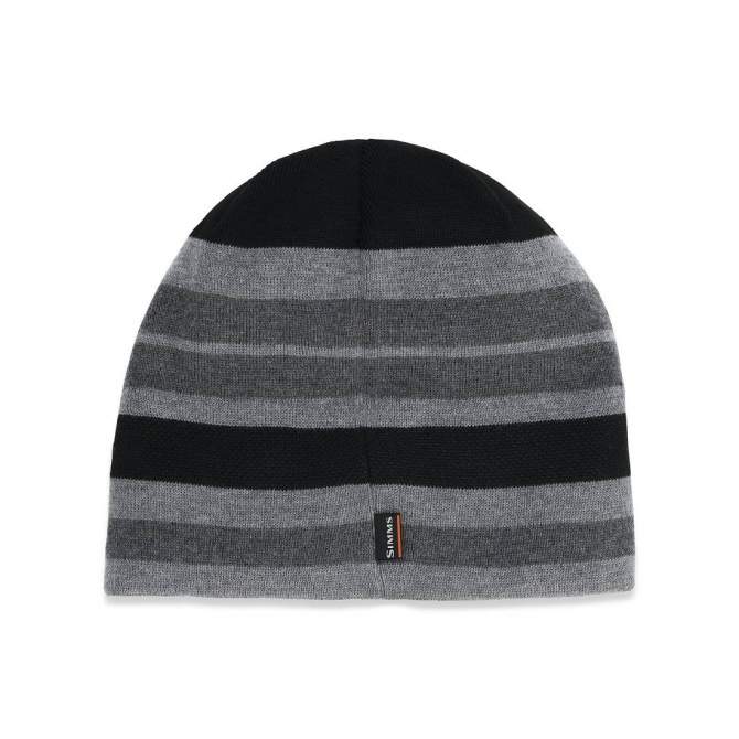 Simms Everyday Beanie, Carbon Stripe
