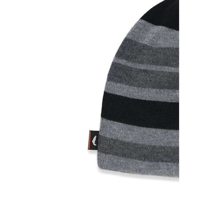 Simms Everyday Beanie, Carbon Stripe