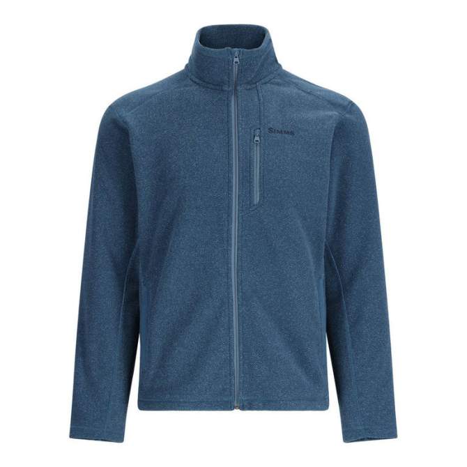 Simms Rivershed Full Zip Fleece Jacket, Neptune Heather