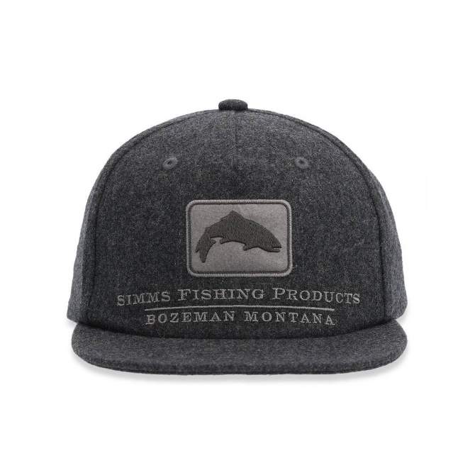 Simms Wool Trout Icon Cap, Graphite