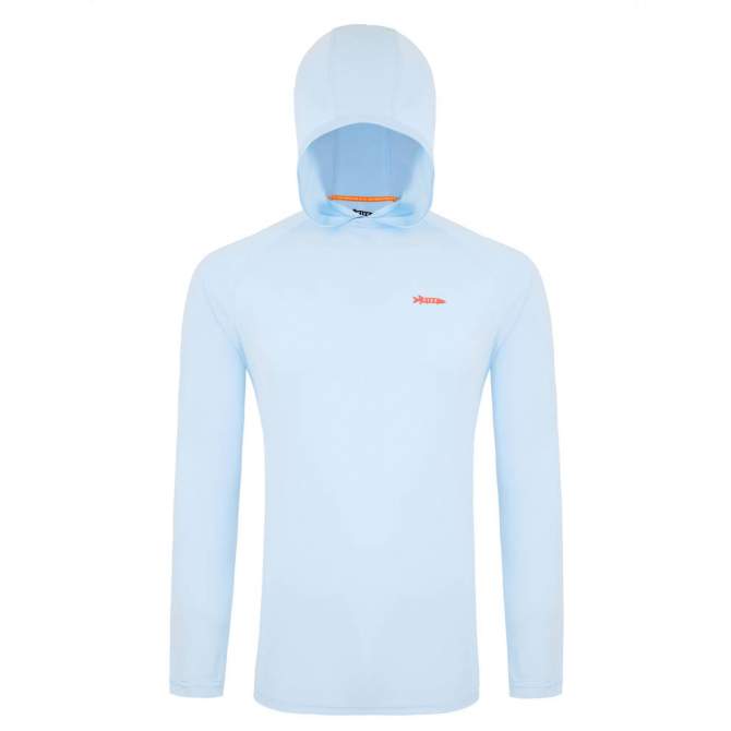 Pike SUNSHIELD HOODIE, Sky Blue