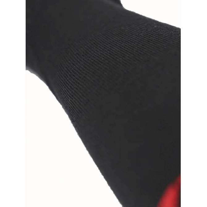 LENZ HEAT SOCK 6.1 TOE CAP MERINO COMPRESSION, Black