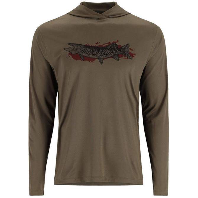 Simms Tech Hoody - Artist Series, Dark Stone-Musky