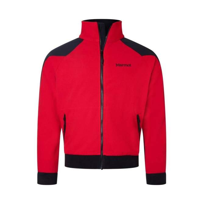 Marmot 87 POLARPLUS ALPINST FLEECE JACKET, Team Red