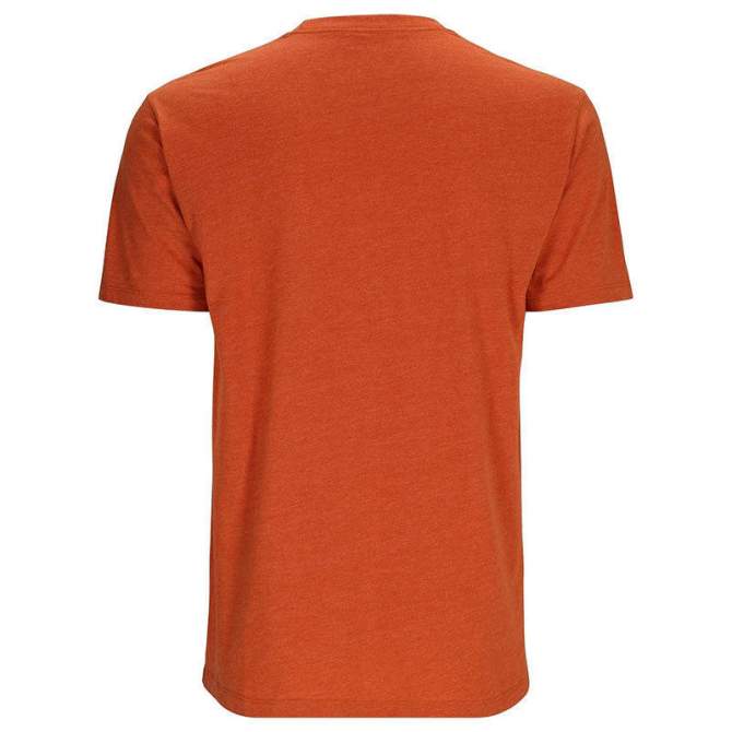 Simms Fly Patch T-Shirt, Adobe Heather