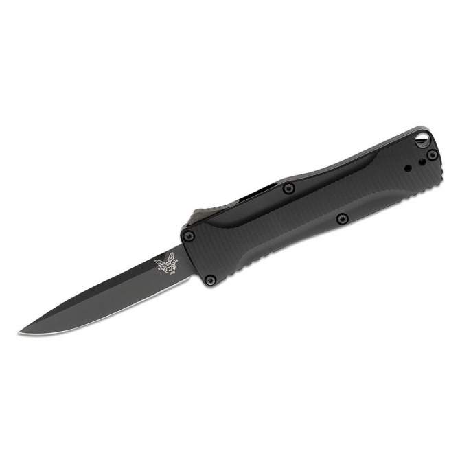 Benchmade OM Aluminum Black, клинок P 6,29 см