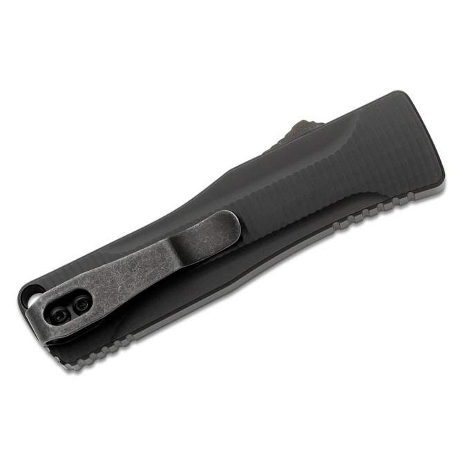Benchmade OM Aluminum Black, клинок P 6,29 см