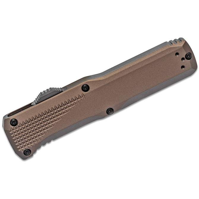 Benchmade Phaeton Aluminum Dark Earth, клинок чёрн. P 8,76 см