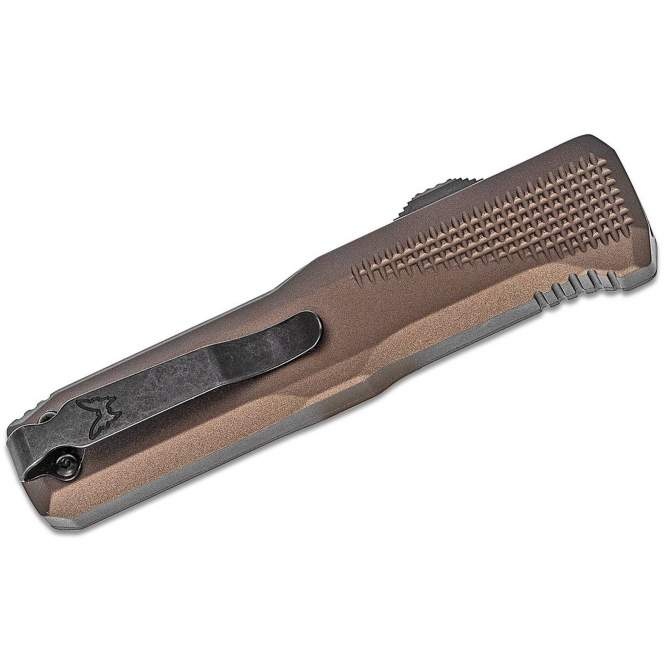 Benchmade Phaeton Aluminum Dark Earth, клинок чёрн. P 8,76 см