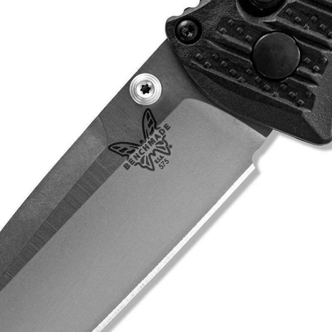 Benchmade Mini Presidio II Cf-Elite Black, клинок P 8,1 см