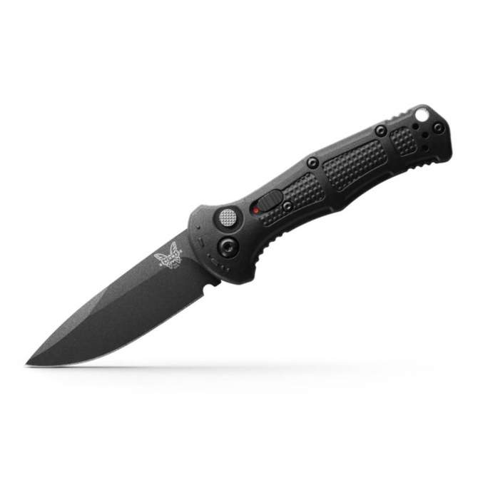 Benchmade Mini Claymore Grivory Black, клинок чёрн. P 7,62 см